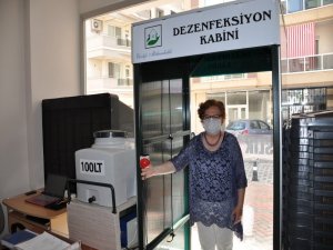 Milas’ta Bir Firma Talep Üzerine Dezenfeksiyon Kabini Yaptı