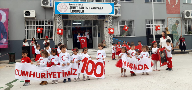 Şehit Bülent Yanpala İlkokulu'nda 100. Yıl Kutlaması