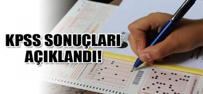 KPSS Yerleştirme Sonuçları Açıklandı